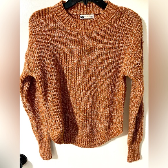 SO Sweaters - SO Mock Neck Knit Sweater